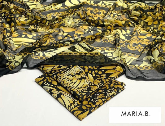 Lawn 3PC – Chiffon Dupatta – D-138