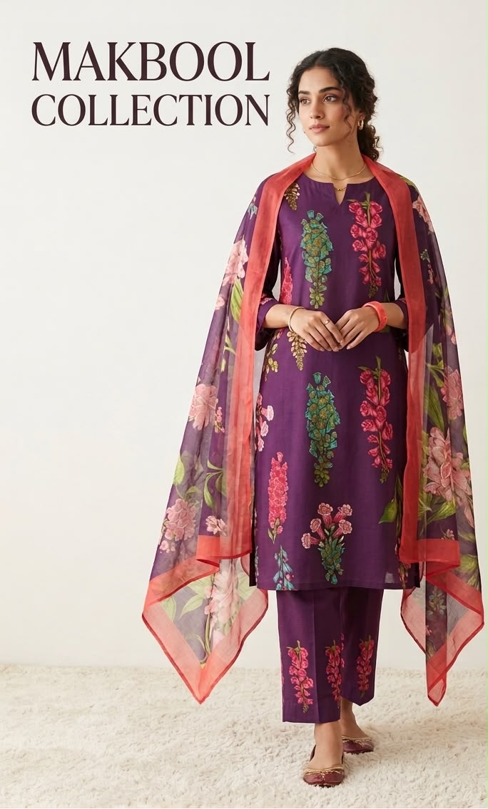 Lawn 3PC – Chiffon Dupatta – D-122