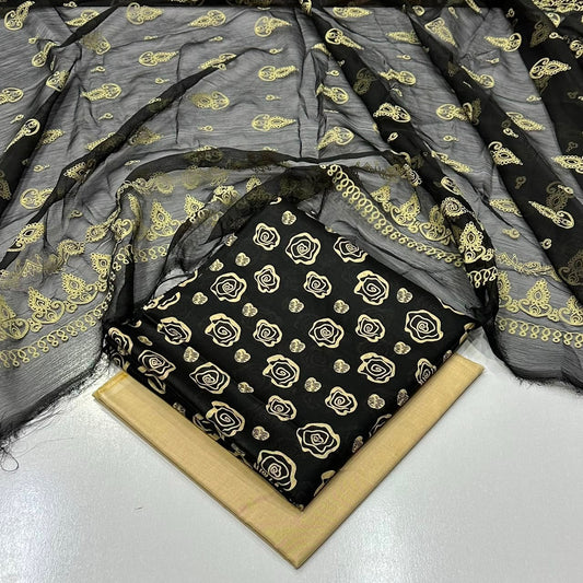 Lawn 3PC – Chiffon Dupatta – D-124