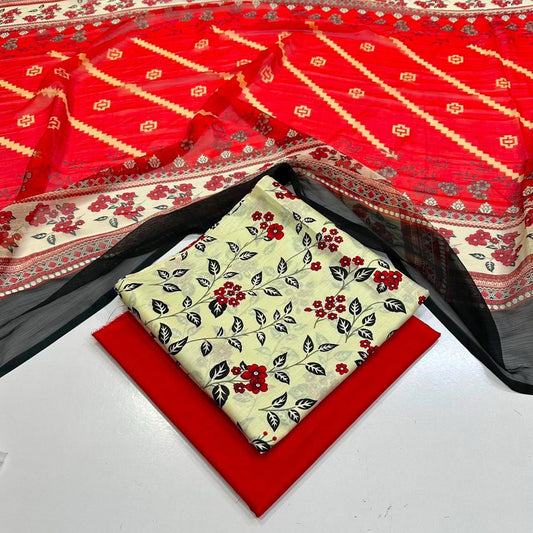 Lawn 3PC – Chiffon Dupatta – D-118