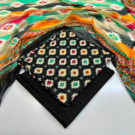 Lawn 3PC – Chiffon Dupatta – D-106